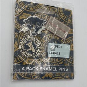 Enamel Pin Set - Black and Gold